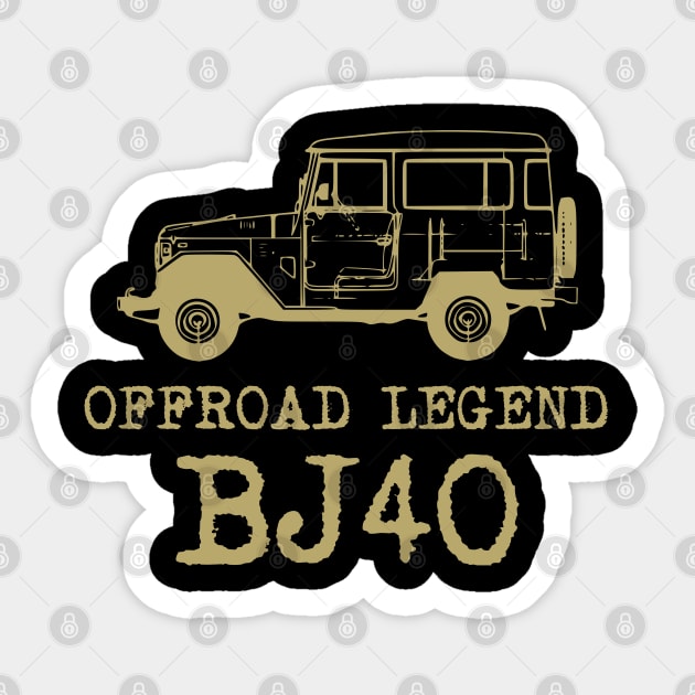 BJ40 legend Sticker by bumblethebee